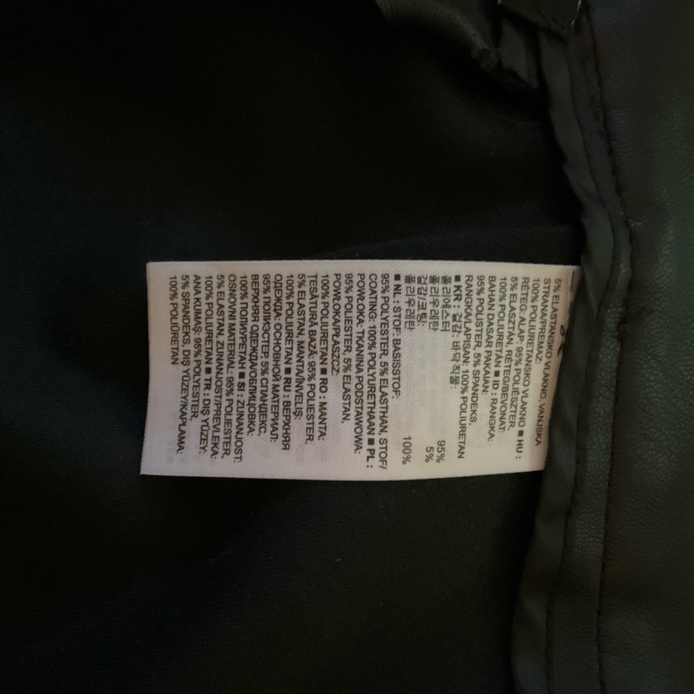 (Lori) Banana Republic Elegant Black Faux Leather Women’s Pants Sz 8 - Picture 6 of 10